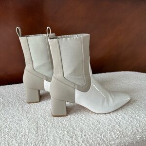 White booties